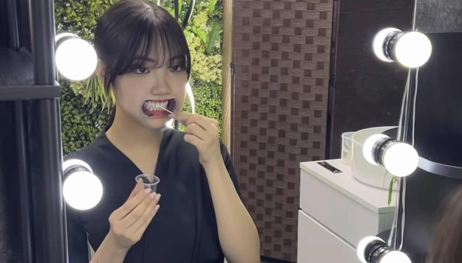 ジェル添布の様子